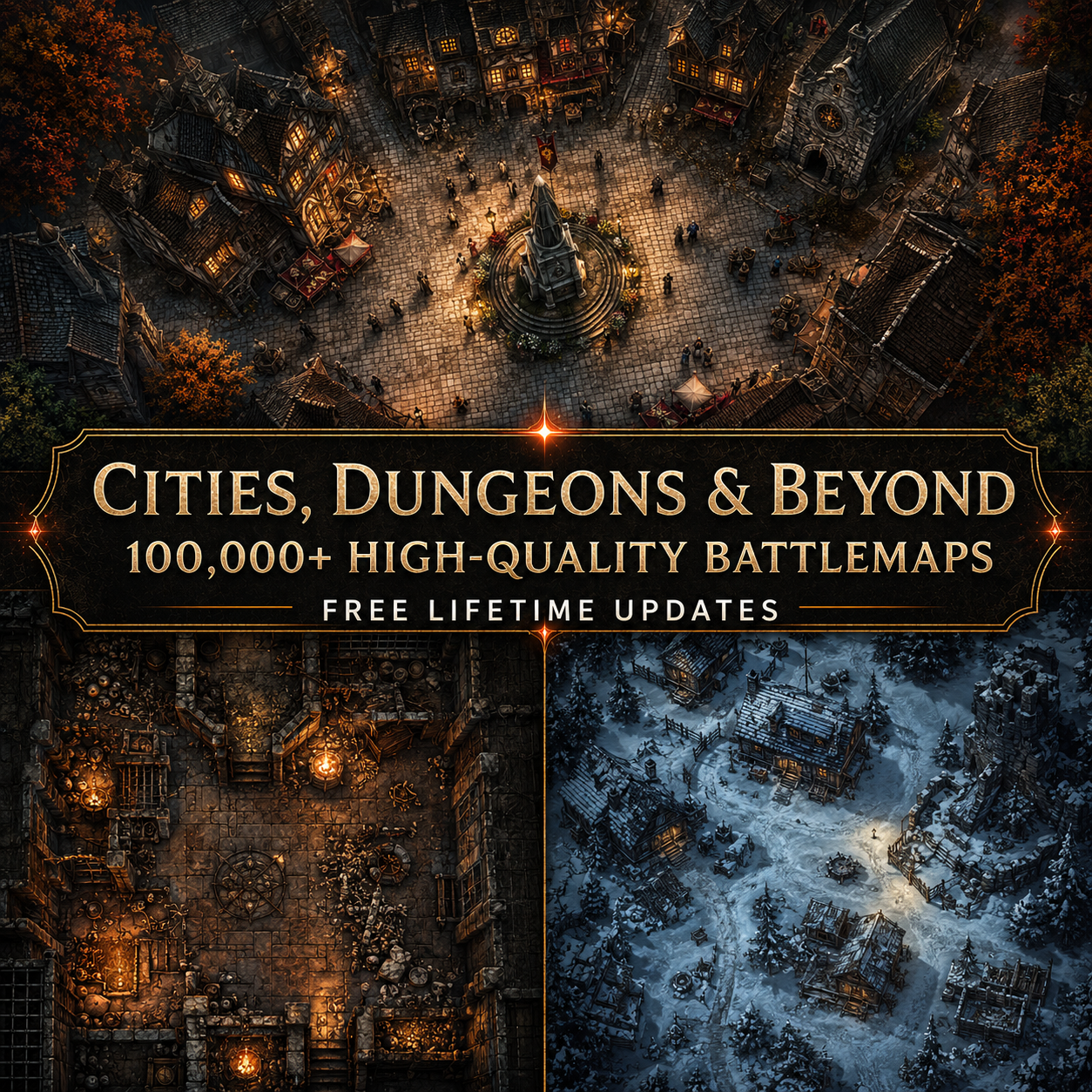 The Ultimate RPG Map Bundle — 100,000+ Ready-to-Play Battle Maps