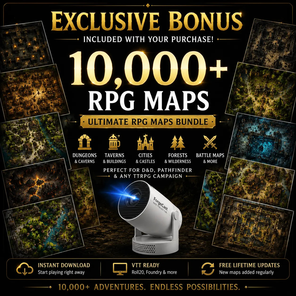 ForgeCast™ – The Ultimate RPG Projection System